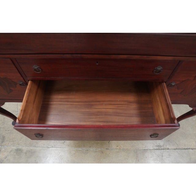 Vintage Mahogany Buffet Server For Sale - Image 11 of 18