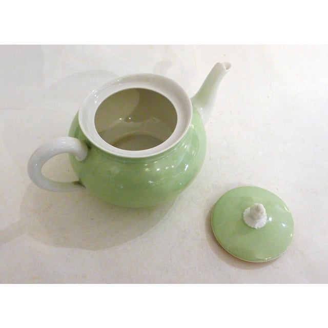 Small Antique Porcelain Teapot by Jean Pouyat, Limoges, France, 1890s For Sale - Image 6 of 13