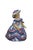 Folk Art Vintage Arts & Crafts Overbeck Pottery Southern Belle Grotesque Figurine Indiana For Sale - Image 3 of 16