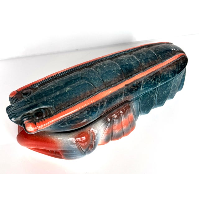 French Vintage French Michel Caugant Lobster Foie Gras Tureen For Sale - Image 3 of 10