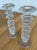 Glass A Pair of Vintage Iittala Festivo 6 Ring Glass Candlesticks by Timo Sarpaneva, a Pair For Sale - Image 7 of 10