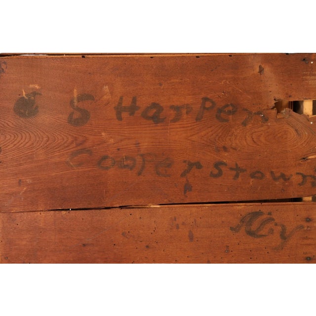 Brown Antique Provincial Chest of Drawers For Sale - Image 8 of 9