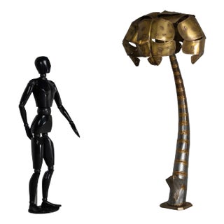 Palm Tree Floor Lamp in the style of Maison Jansen, 1970s For Sale