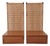 Bedside Tables with Vienna Straw Panels attributed to Hans J. Wegner for Getama, 1950s, Set of 2 For Sale