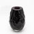 Hand-Blown Murano Modern Sculptural Vase in Onyx Black For Sale - Image 4 of 8