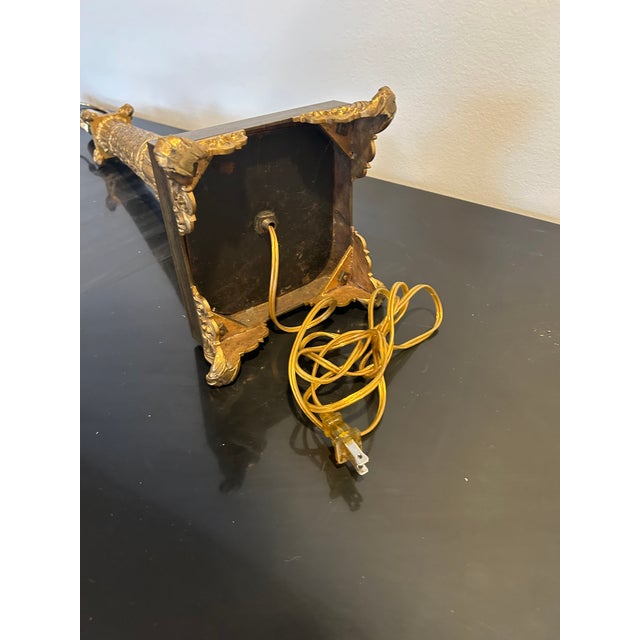 Early 20th Century Neoclassical Bronze Table Lamp For Sale - Image 11 of 11