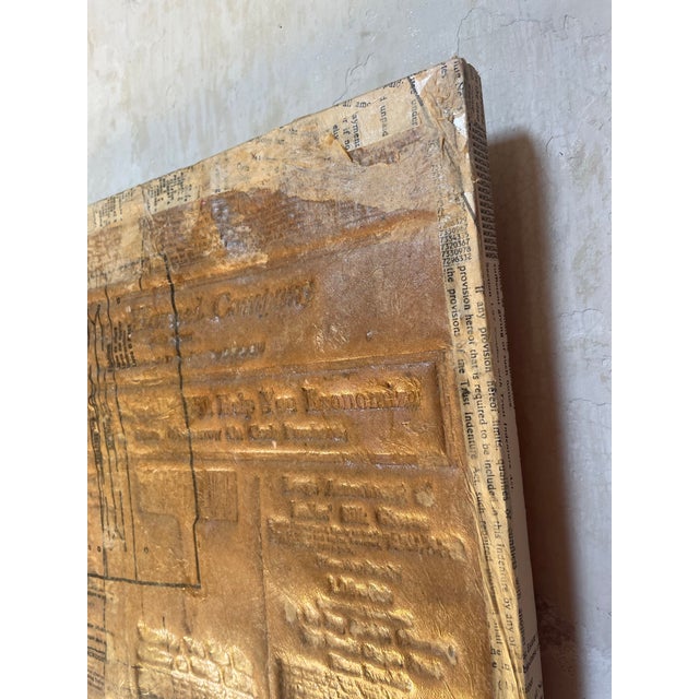 Original Wayne Cunningham Abstract Collage Painting For Sale - Image 9 of 10