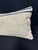 Turkish Hemp Pillow Cushion Natural Beige Blue Cushion Cover 14x40 For Sale - Image 4 of 4