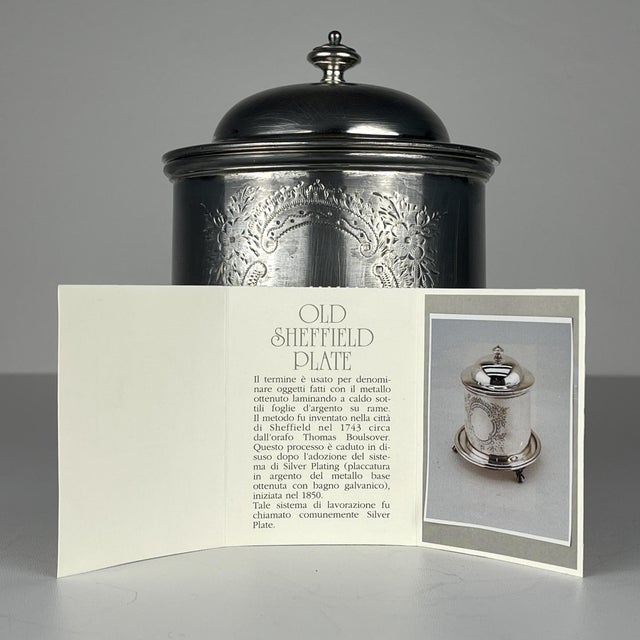 Silver Antique Silver Plated Biscuit Box by James Deakin & Sons, 1890s For Sale - Image 8 of 13