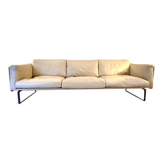 Cassina Pierre Lissoni "Otto 3" Leather Sofa For Sale