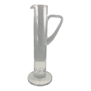 1980s Glass Martini Pitcher For Sale