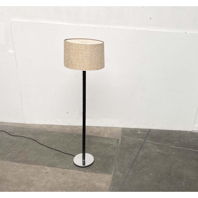 Mid-Century Modern Danish Model Flet Leather Floor Lamp by Jo Hammerborg for Fog & Morup, 1960s For Sale - Image 11 of 18