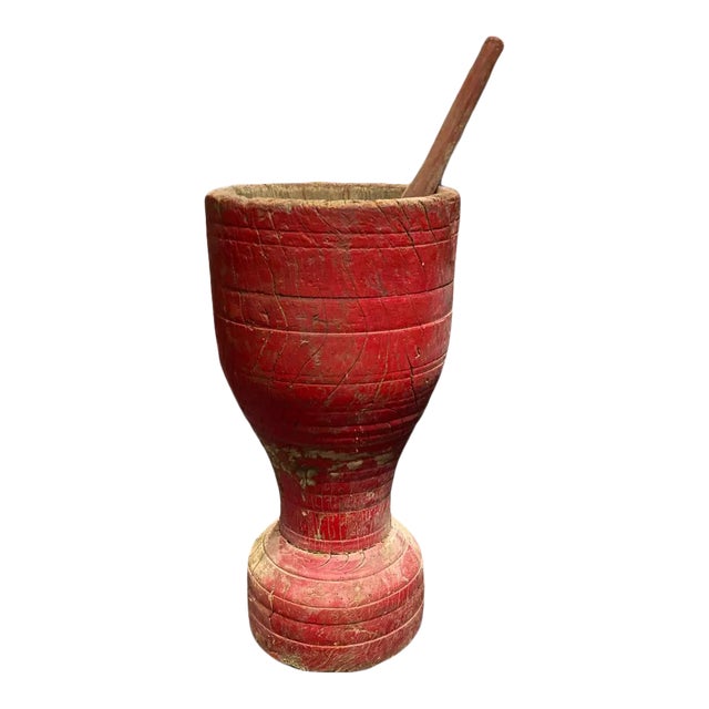 18th Century Early American Mortar and Pestle For Sale