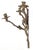 Pair of Antique Louis XV Foliate Bronze Candle Wall Sconces For Sale - Image 9 of 10