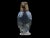 An Austrian crystal glass figural decanter. The ware is made in a shape of an eagle made in a cut glass design and adorned...