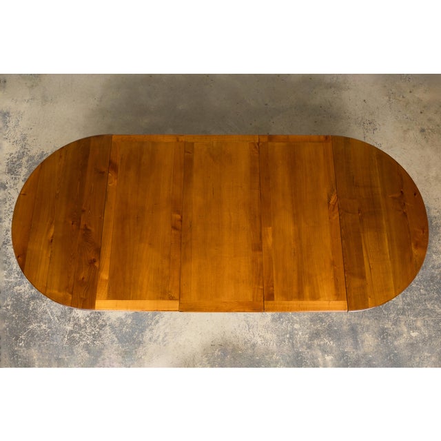 French Antique French Louis XVI Style Extendable Dining Table For Sale - Image 3 of 18