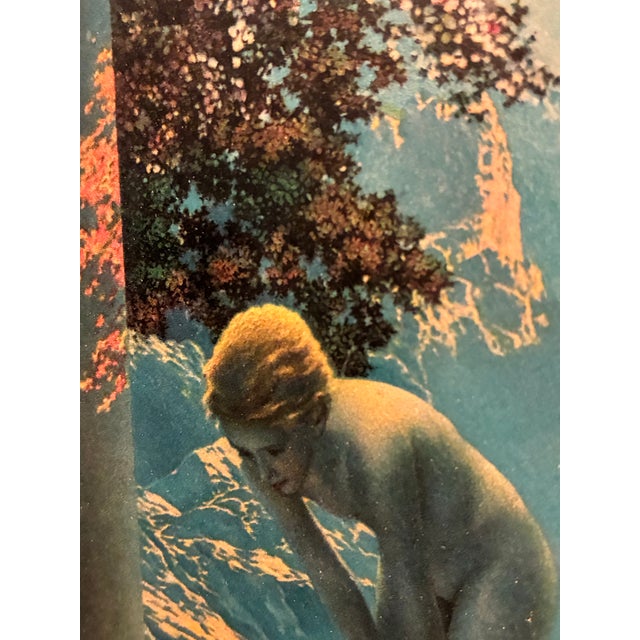 “Daybreak” by Maxfield Parrish | Iconic Early 20th-Century Art Print, Original Frame For Sale - Image 9 of 9
