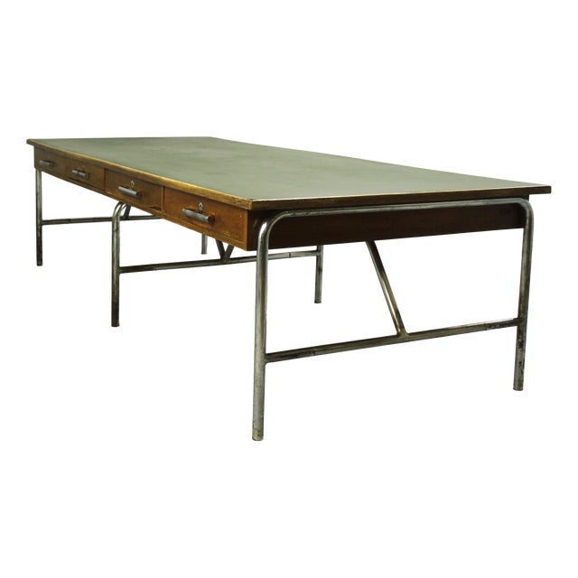 Vintage Bauhaus Desk in Oak, 1930s For Sale
