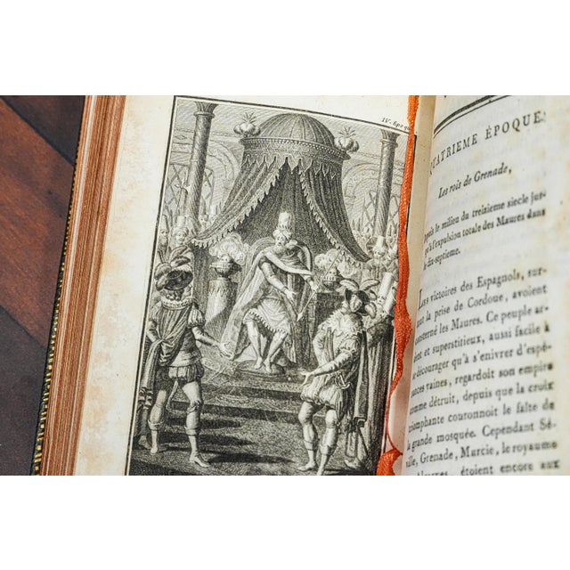 Rare Collection 18th Century Full Leather Bound Antique Books Works of Jean-Pierre Claris De Florian French Collector's Set For Sale - Image 11 of 18