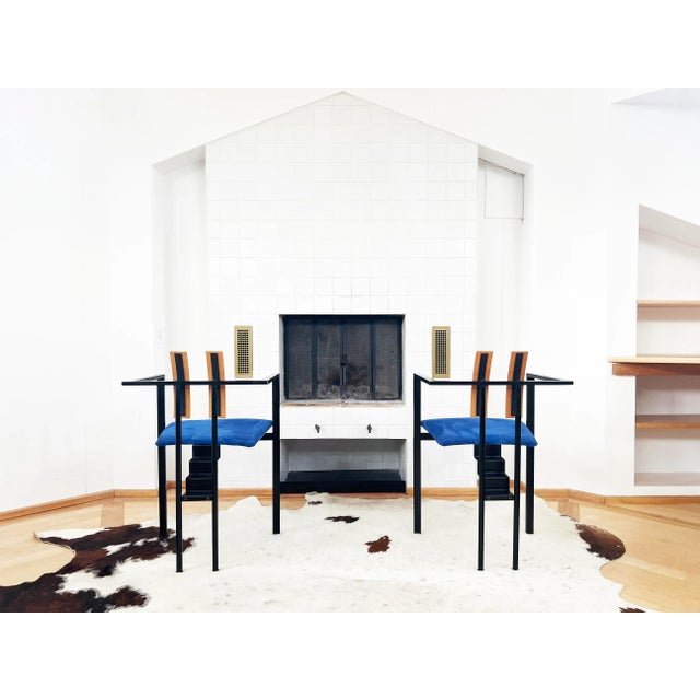 1980s Pair of Trix Chairs by Karl Friedrich Förster, Circa 1980 For Sale - Image 5 of 11