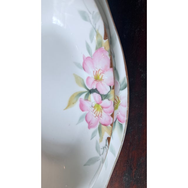 Antique, Early 20th Century Noritake Japan Azalea porcelain celery and relish server set. Porcelain with Noritake Japan...