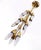 German Brass and Enamel 12-Light Chandelier, 1950s For Sale - Image 4 of 10