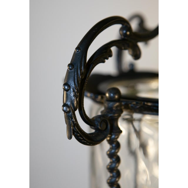 Large Cast Zinc Lantern, France, 1910s For Sale - Image 9 of 12