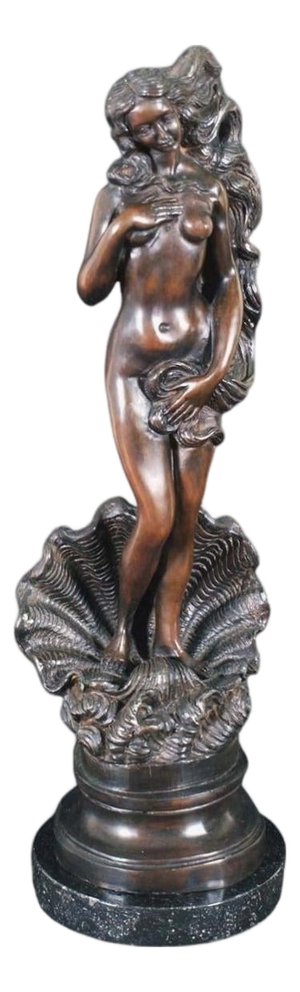 Large Mythological Bronze Venus Sculpture from James Hunt, 1890s