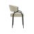 Arteriors Home Arteriors Home Bahati Chair, Black/Linen For Sale - Image 4 of 9