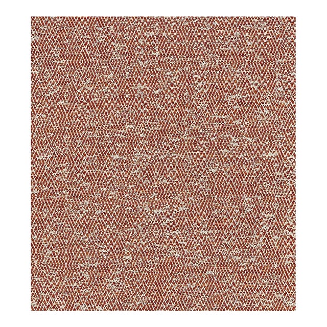 Sample - The House of Scalamandré La Caleta Fabric, Brick For Sale