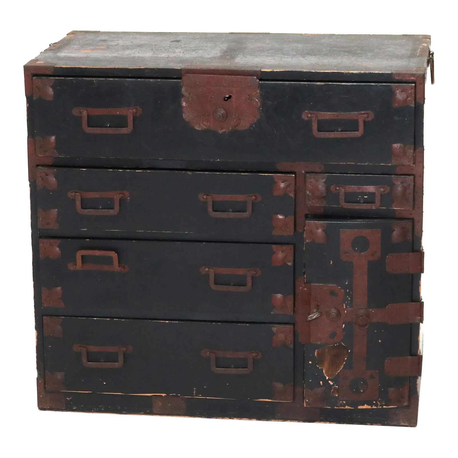 茶櫃 Antique 18th Century Chinese Tea Cabinet with Bronze Hardware
