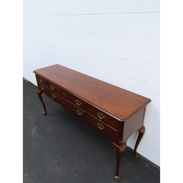 Drexel Long Narrow Library Console Entry Table 6394 For Sale - Image 11 of 17