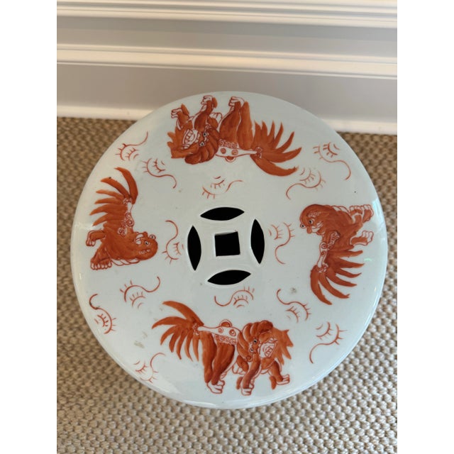 Late 20th Century Vintage Chinese Garden Stool For Sale - Image 4 of 7