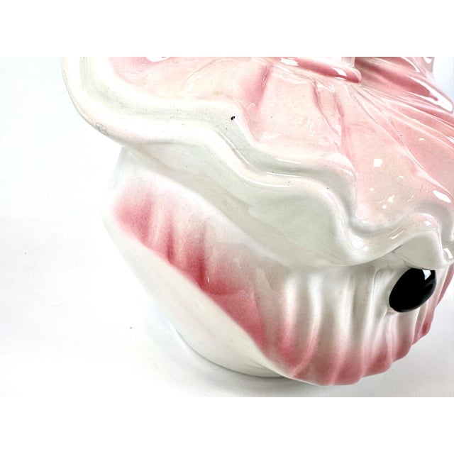 Mid-Century Modern Vintage Italian Ceramic Perriot Figurine attributed to Capodiomonte, 1960s For Sale - Image 3 of 9