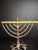 VTG Fred Spinowitz Tree of Life Menorah Signed Judaica Silver Tone Brass Leaves For Sale - Image 15 of 18