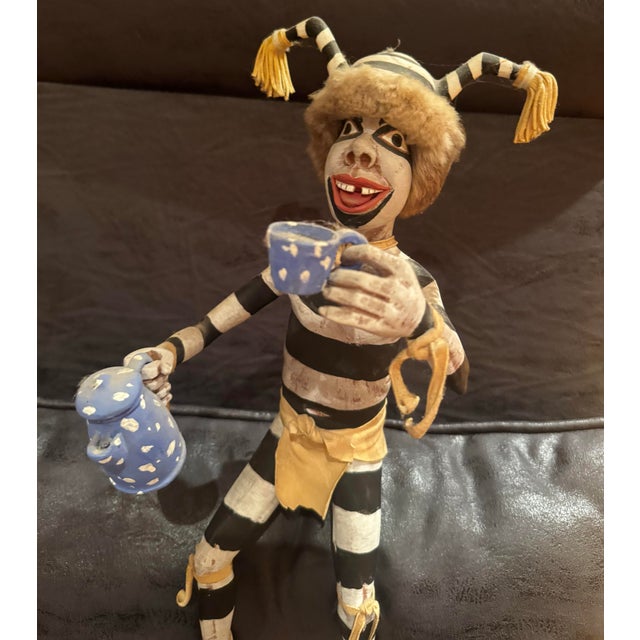 1982 Clarence Cleveland Hano Clown Kachina Sculpture, Signed For Sale In Portland, OR - Image 6 of 12