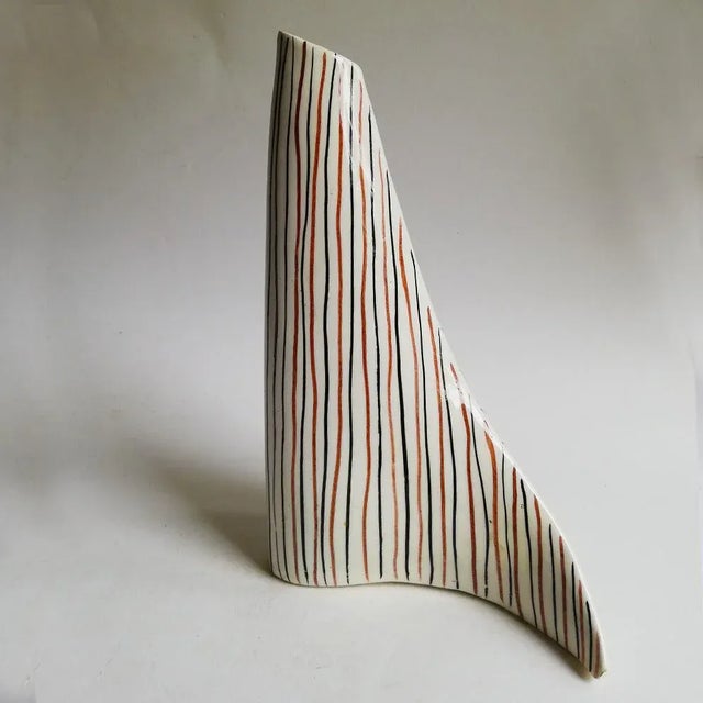 Italian Ceramic Vase by Giulio Guerrieri, 1952 For Sale - Image 4 of 8