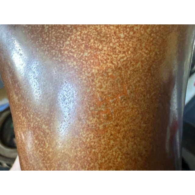 Early 20th Century Vintage Marblehead Art Pottery Hanging Wall Pocket Planter Vase For Sale - Image 5 of 7