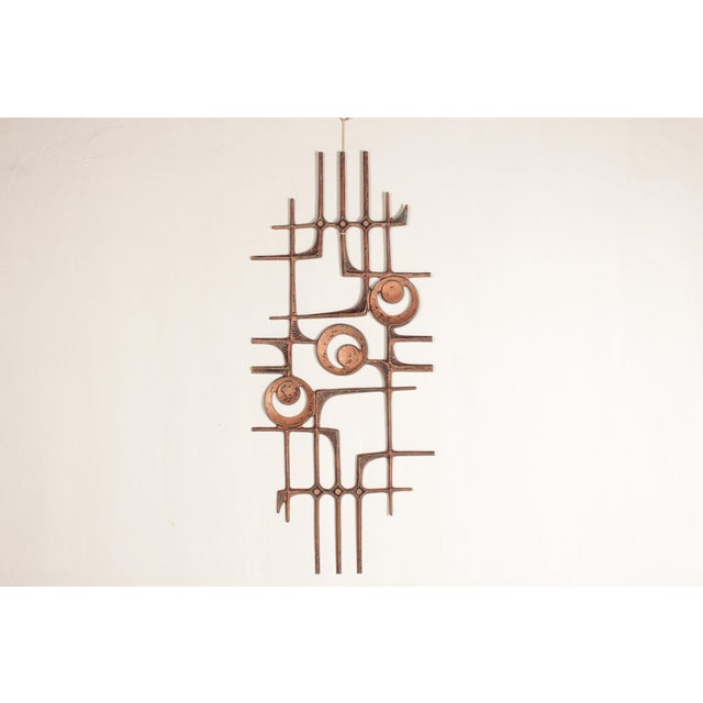 Brutalist Wall Relief, 1970s For Sale - Image 12 of 13