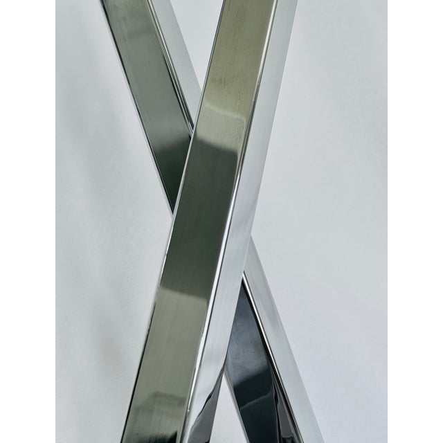 1980s 1980’s Frederick Ramond Nickel Plated Lamps - A Pair For Sale - Image 5 of 14