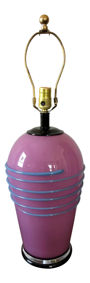Frederick Cooper Postmodern Glass Table Lamp