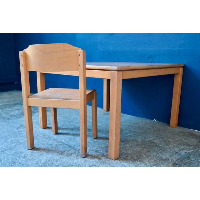 Children's Table and Chair, Set of 2 For Sale - Image 3 of 16