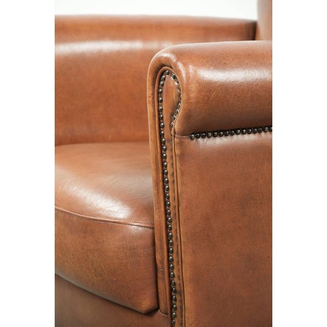 Club Chair in Sheepskin Leather For Sale - Image 12 of 13