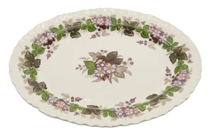 Floral Ceramic Serving Platter by Wedgwood