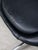 Vintage Italian Black Leatherette and Chrome Swivel Chair, 1970s For Sale - Image 10 of 18