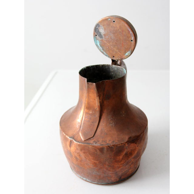 Antique Copper Pitcher For Sale - Image 10 of 12