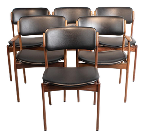 Chairs by Erik Buch, Set of 6