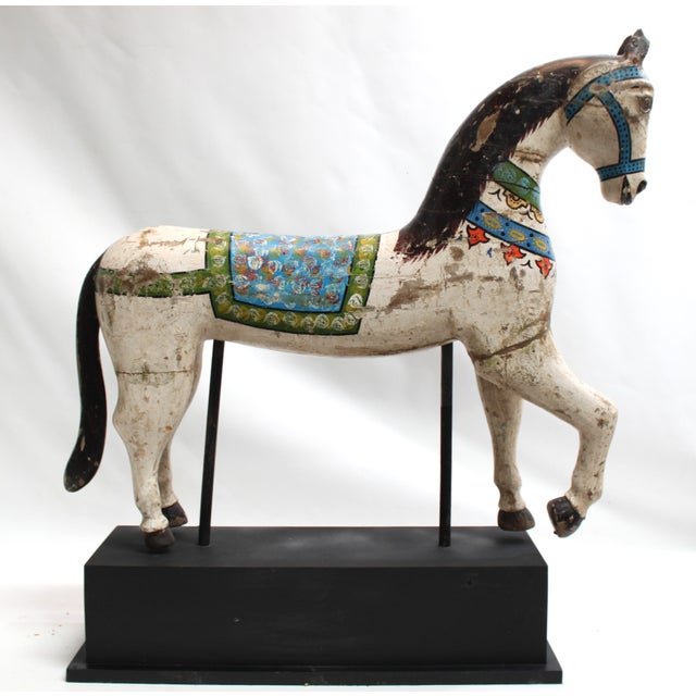 1960s Carousel Horse on Formica Base For Sale - Image 4 of 16