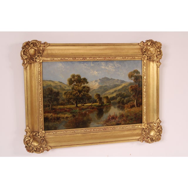 Impressionist Early 20th Centuty Landscape Painting For Sale - Image 3 of 11