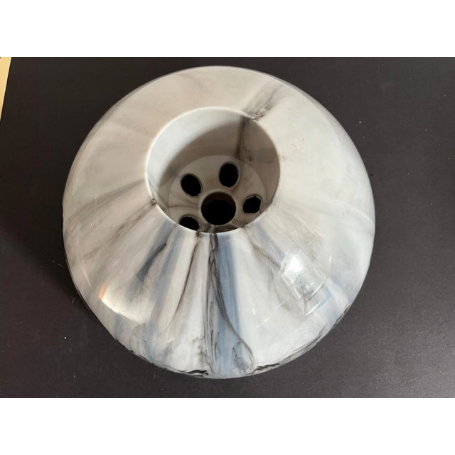 1970s Marbled Mushroom Lamps, Pair For Sale - Image 10 of 18
